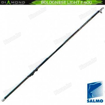 Удочка с кольцами Salmo Diamond Bolognese Light F 400, углеволокно, 4 м, тест: 5-15 г , 190 г